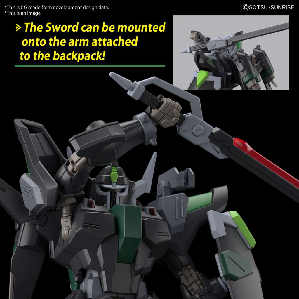 1/144 HG Black Knight Squad Rud-ro.A (Griffin Arbalest Custom)